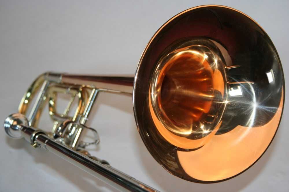 Trombon Konzert Bb/F Quartventil Goldmessing 215 Karl Glaser