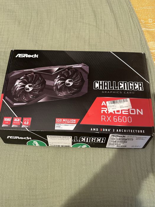 Placa video AsRock Radeon Rx 6600 Challanger D, 8Gb