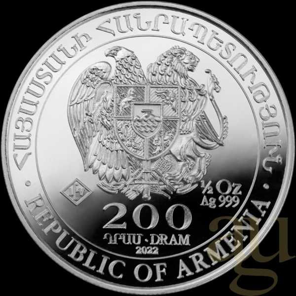 Moneda Argint Botez 1/4oz sau 1/2oz Noah's Ark / Arca lui Noe