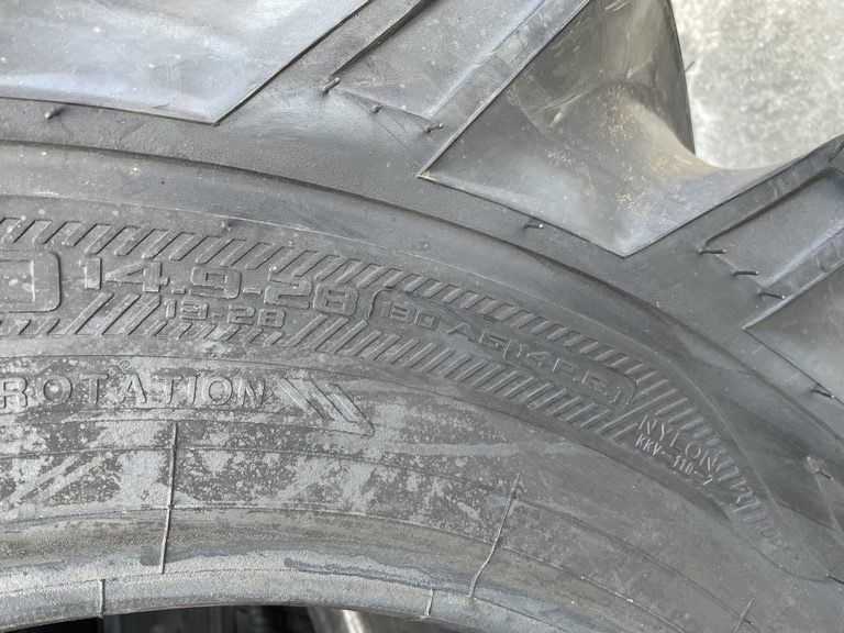 Cauciucuri noi agricole 14.9-28 de Fiat DTC 445 8pliuri GARANTIE