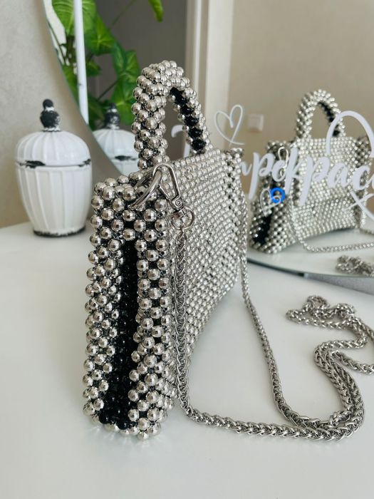 Сумка из бусин вечерняя