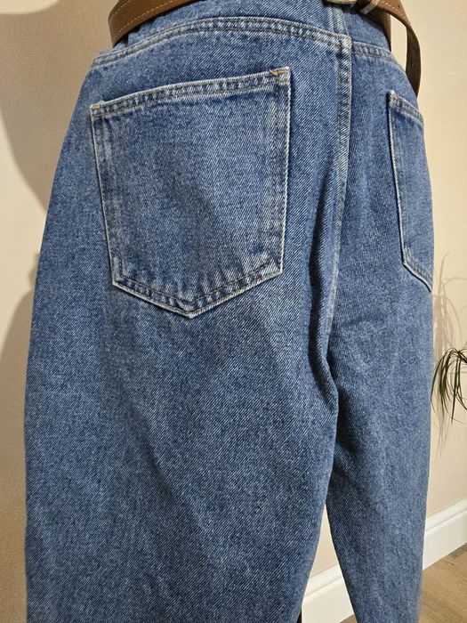 Blugi mom fit cu talie inalta merime S