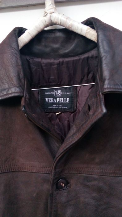 ''Vera Pelle ''италианско оригинално кожено яке,шуба ХЛ размер