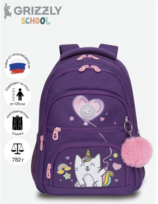 Рюкзак для девочки Grizzly
