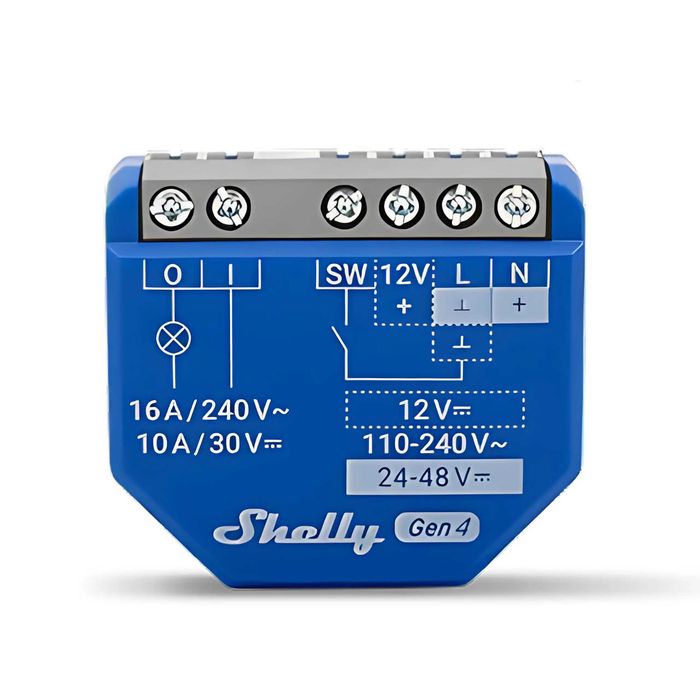 Shelly 1 Gen4 – Matter и Zigbee Превключвател 16A
