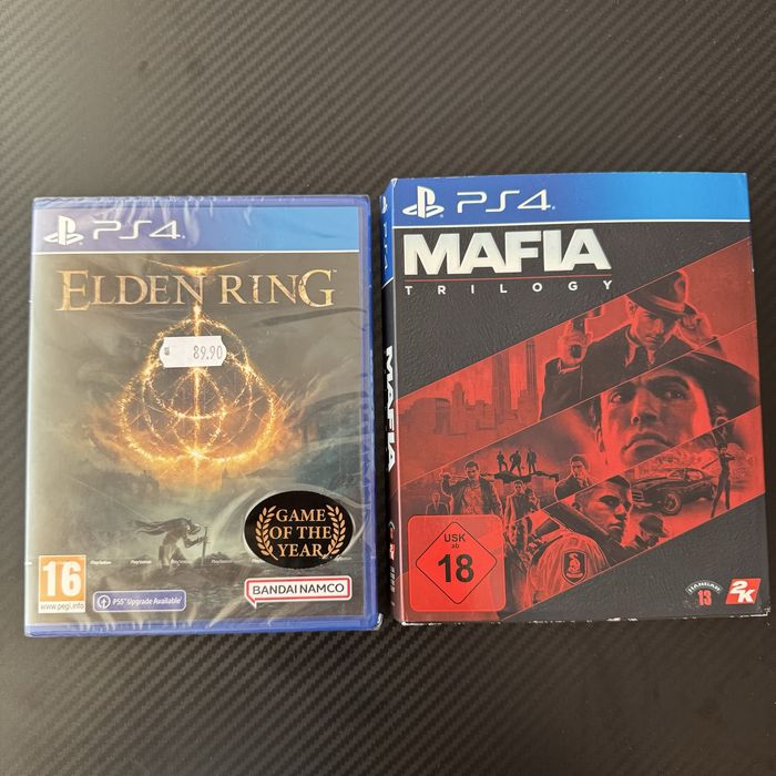 Elden Ring PS4 PS5  неразопакованата Mafia Trilogy PS4