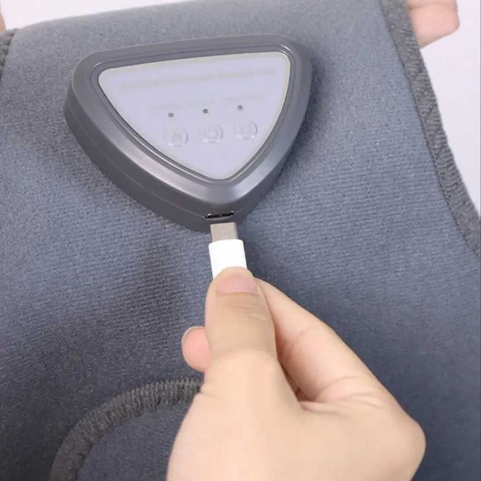 Vesta electrica cu incalzire pe 3 niveluri si masaj relaxant USB