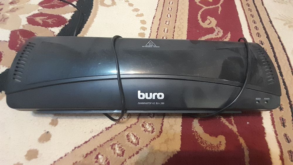 Ламинатор BURO BU-L380 A3 черный