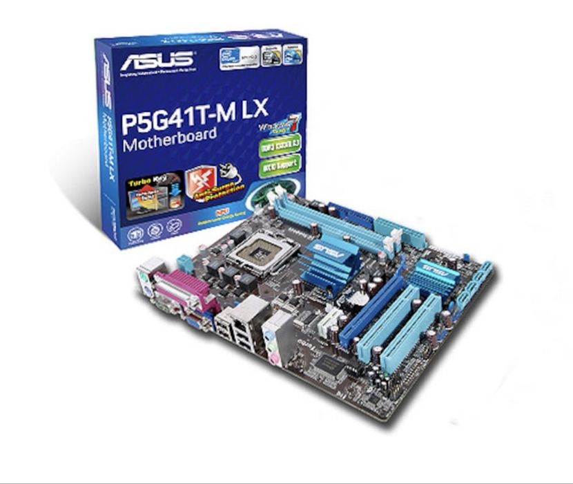 Placă de bază ASUS P5G41T-M LX + ventilator Intel