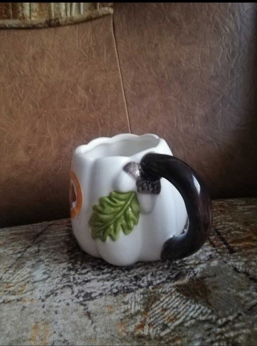 Cana alba dovleac toamna/halloween