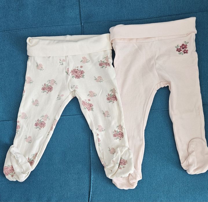 Set 2 perechi pantaloni cu botoșei Smyk mărimea 74