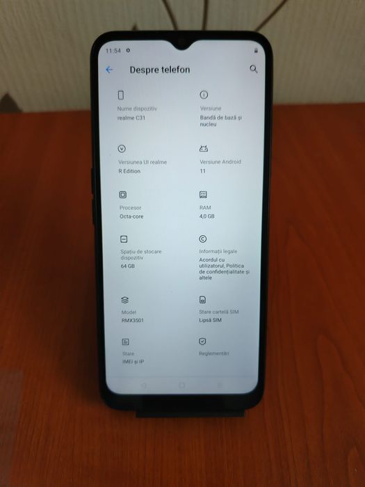 Super ofertă Realme C31 un model fără defecte