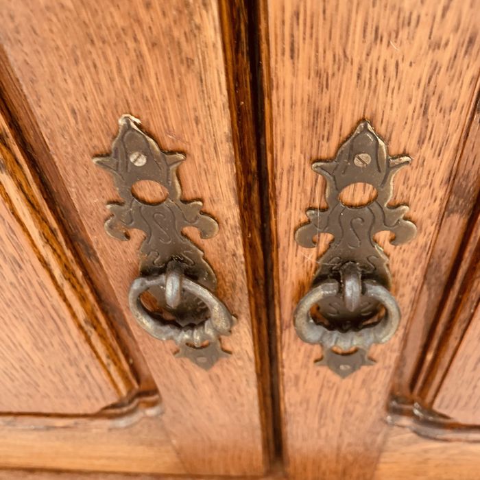 Шведска холна маса – масивна, висококачествена, 1970–1985 г.