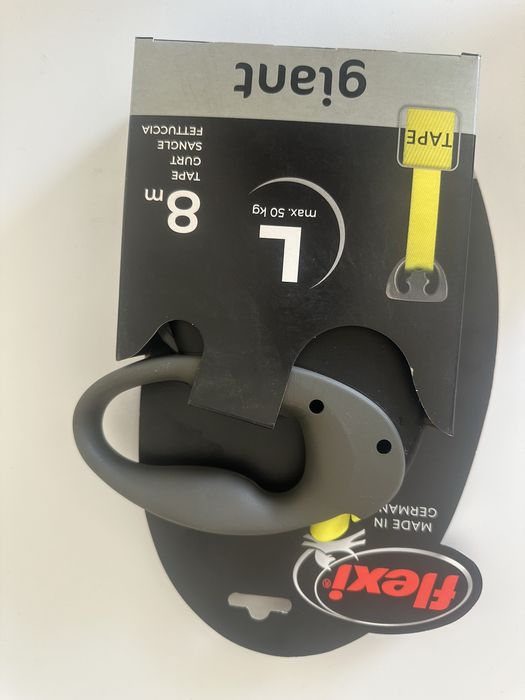 Lesa FLEXI Comfort, lesă bandă retractabilă câini, nylon, albastru, L(50kg, 8m)