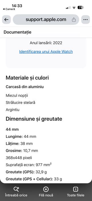 Apple Watch SE ( a 2 a generatie )