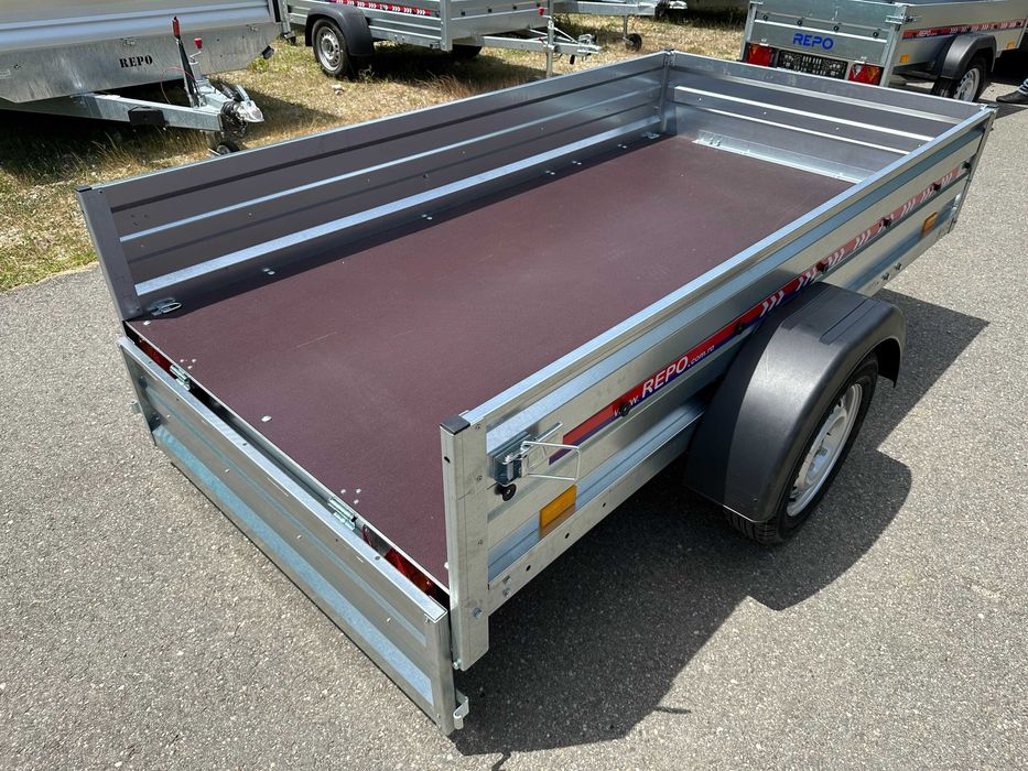 Remorcă auto 750kg REPO – Carte RAR, asigurare și număr roșu