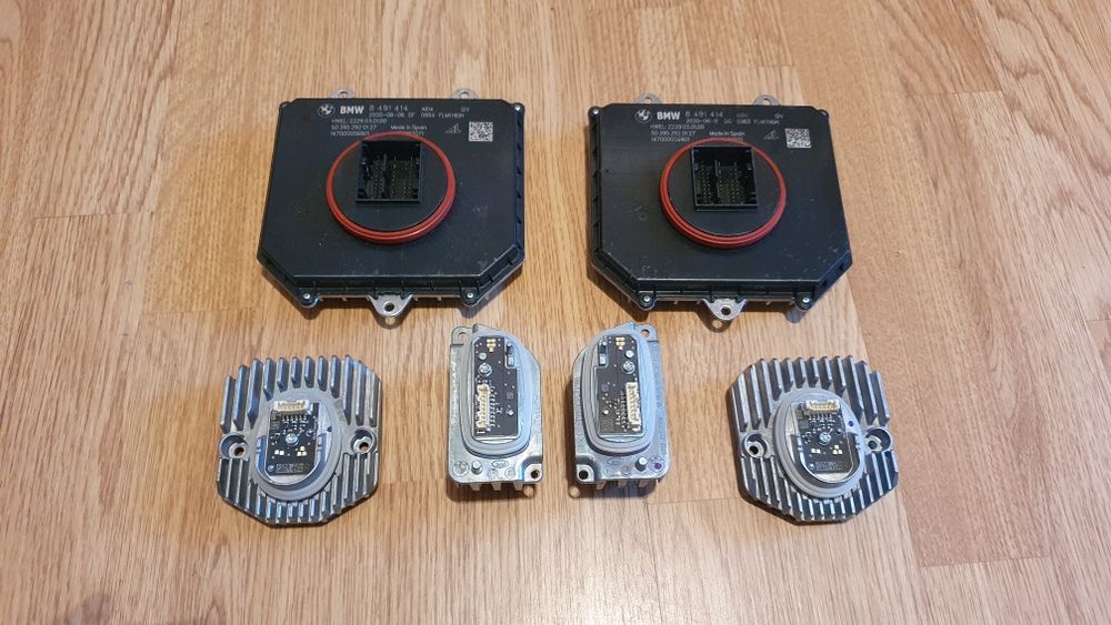 Set NOU calculator modul droser far led semnalizare drl BMW 5 g30 g31