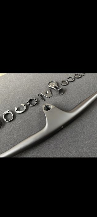 Карбоновый руль матовый