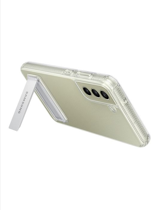 Husa originala Samsung Clear Standing Cover Galaxy S21 FE 5G G990