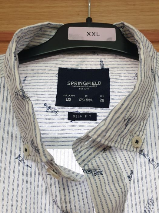 Cămașă Springfield M – Nouă/Nepurtată (Stil Casual / Unisex)