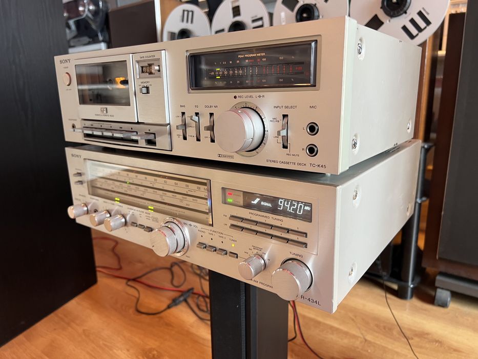 Receiver/Statie-Radio Sony STR-434L și deck/casetofon Sony TC-K45