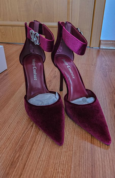 Нови дамски обувки Juicy Couture бордо, номер 40, стелка 25.5 см