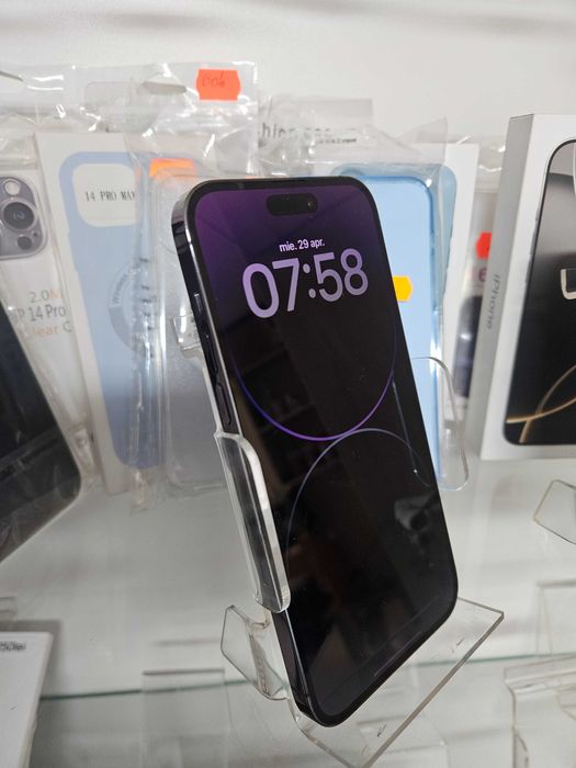 Magazin Iphone 14 pro max 128GB 6 luni garantie stare foarte buna