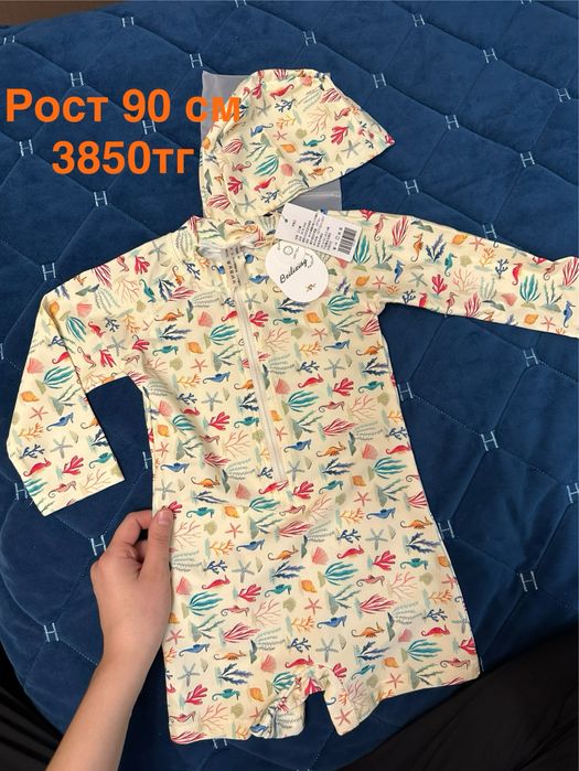 Новые аквашузы, купальники spf для детей с длинными рукавами