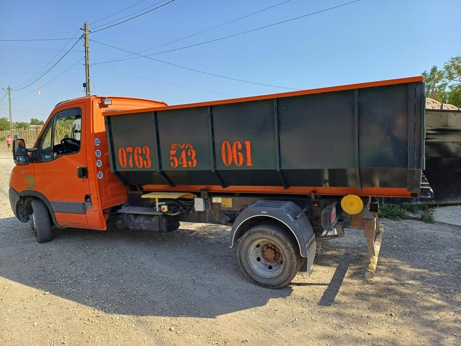 Transport, moluz,colectare  deseuri, bena detasabila, camion,reciclare