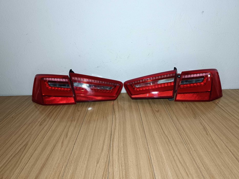 Фонари 4шт задние комплект Audi A6 C7 Седан Дорест Ауди А6 С7 Плафоны