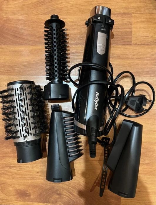 Perie rotativă Ionic Airbrush 1000W + 4 accesorii AS200ROE BaByliss