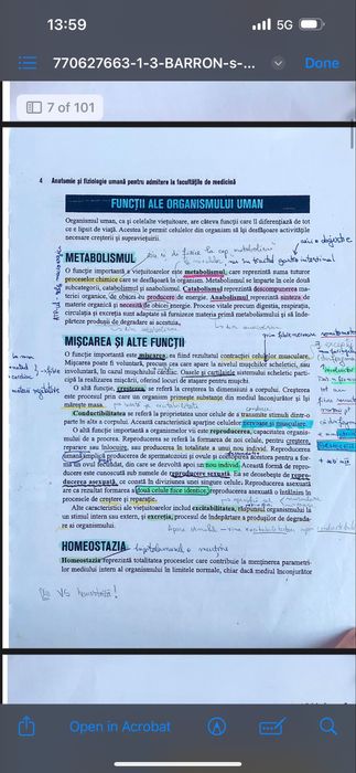 Materiale Admitere Medicina