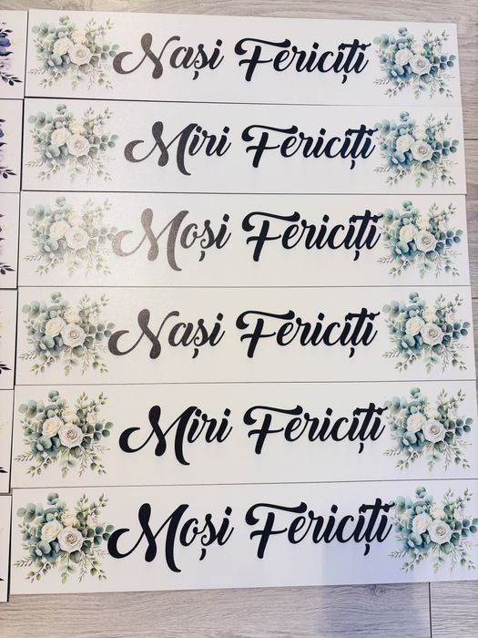 Articole personalizate pentru nunta !