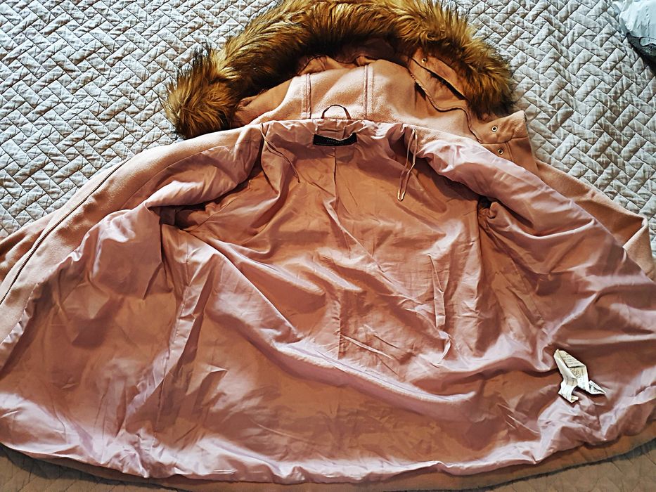 Розово палто Зара