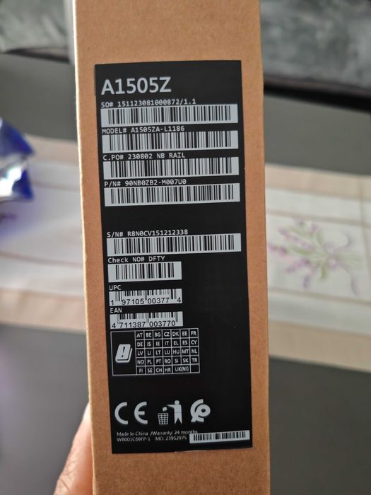 ASUS VivoBook 15 A1505ZA ,I7-1255U , 15.6" Full HD, OLED, 8/512GB SSD