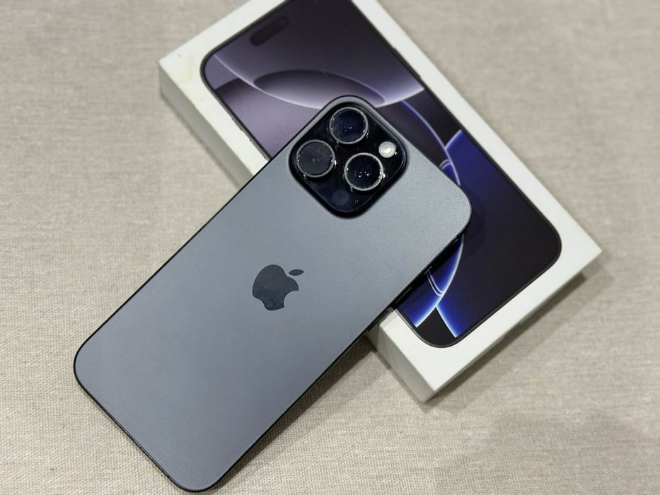 Iphone 16 pro max black titanium 256gb