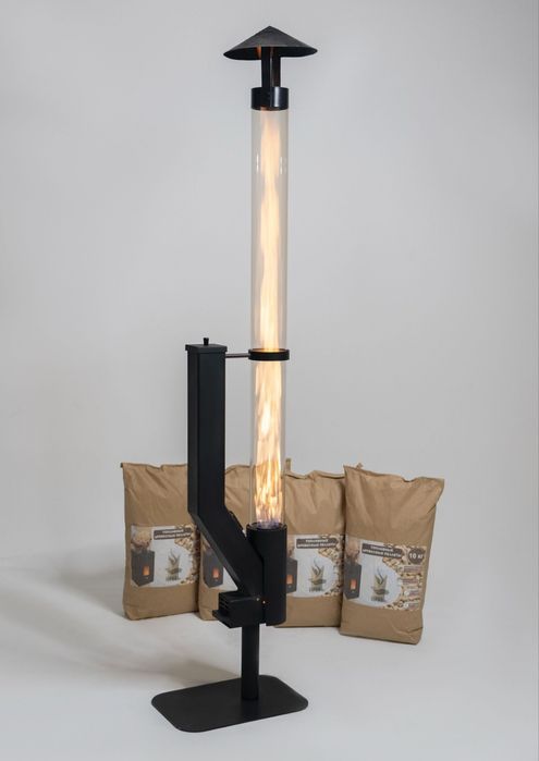 Уличный камин обогреватель