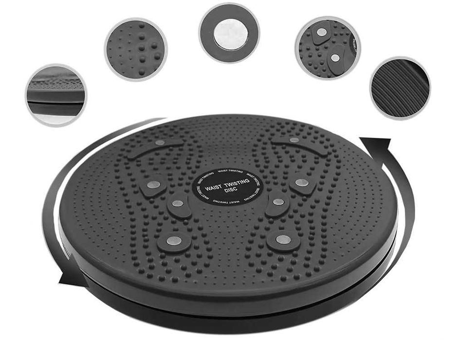 Disc rotativ exercitii cu magneti 360° slabire talie solduri coapse