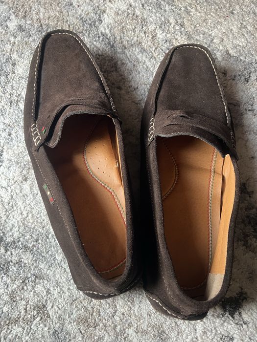 Луксозни италиански лоуфъри Pantofola d’Oro – Естествен велур, №45