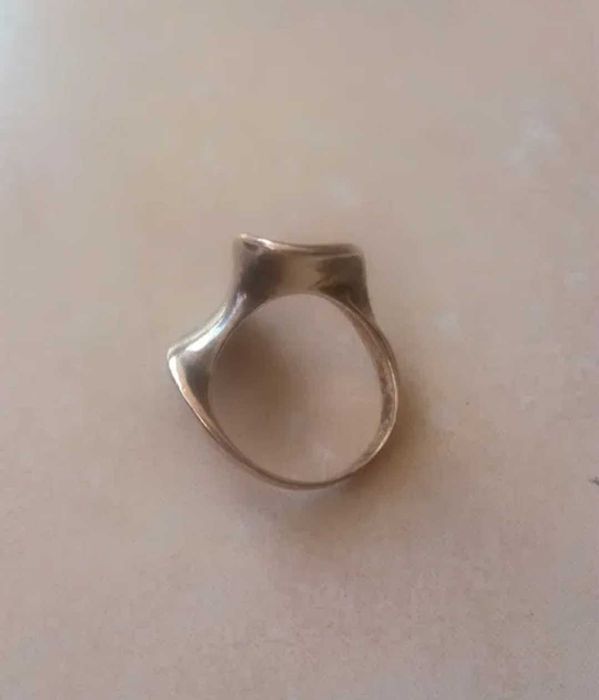 Сребърена гривна и пръстен