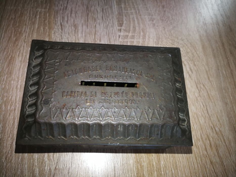 Cutie metalica Asigurarea Românească. Bucuresti. 212.600.000
