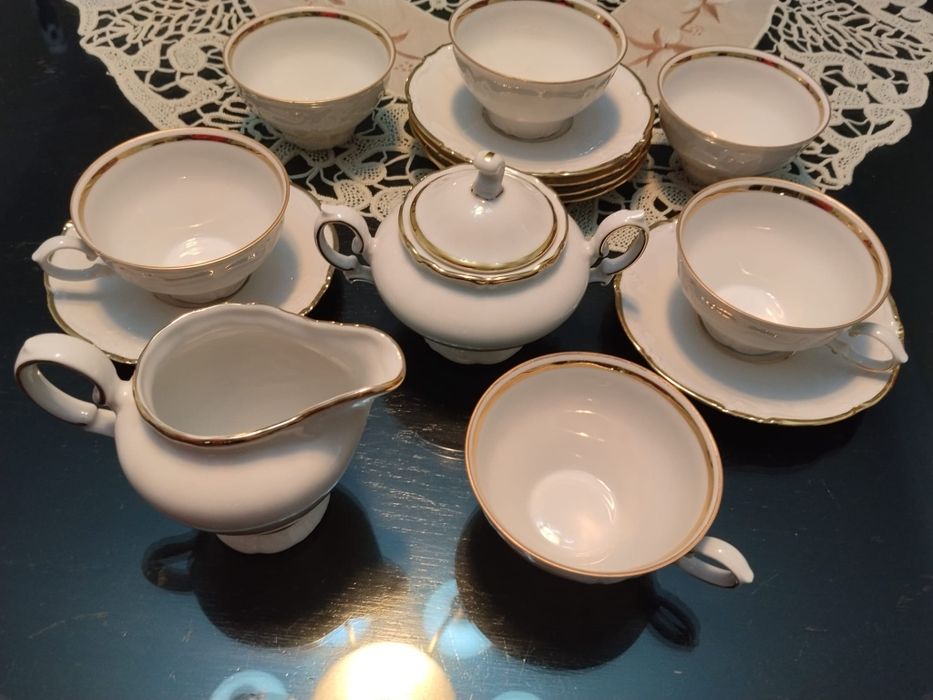 Set ceai/ cafea portelan vintage Winterling SchwarzenbachBavaria 14 piese