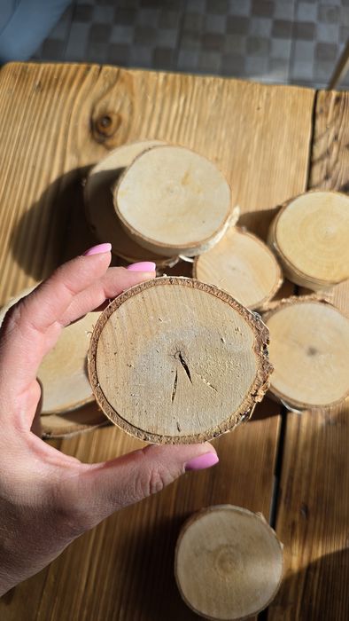 Спил дерева набор 10 шт