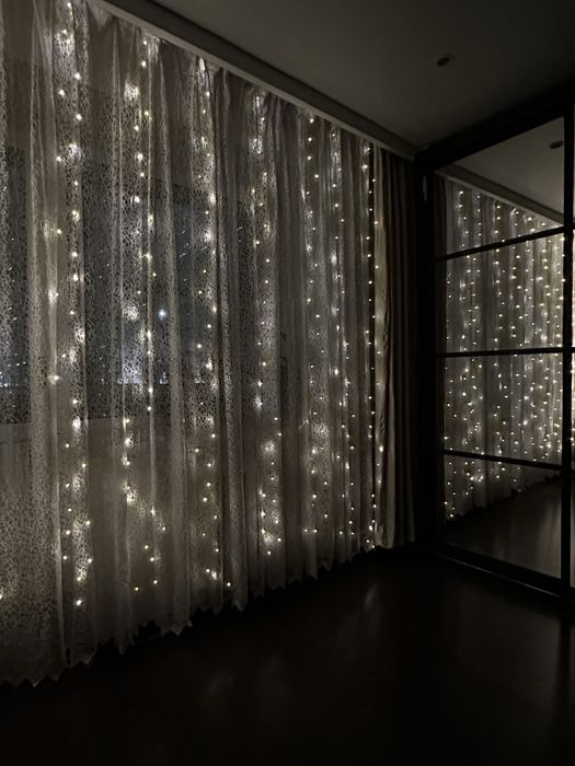 Гирлянды  с крючками для штор