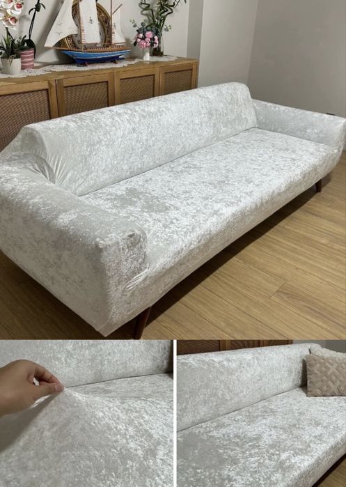 Husa canapea/ huse fotolii. Huse catifea