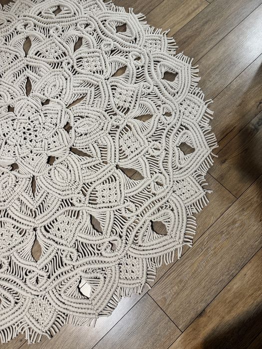 Ковер в стиле макраме