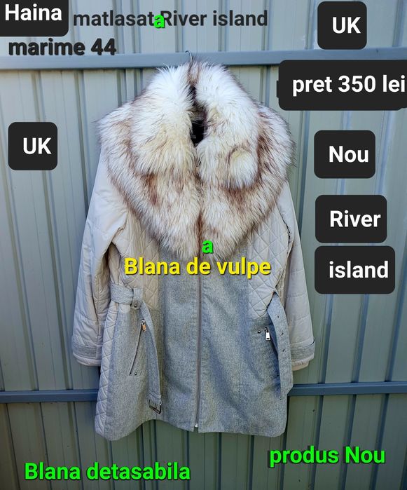 Palton original River island / Nou