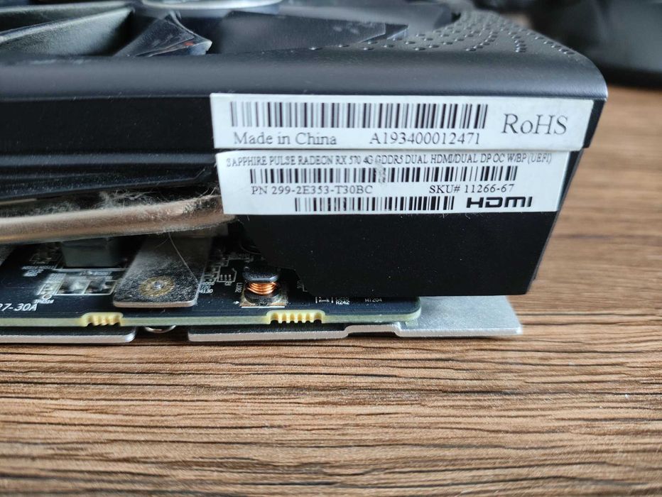 Placa Video Sapphire Pulse Radeon RX 570 4gb DDR5