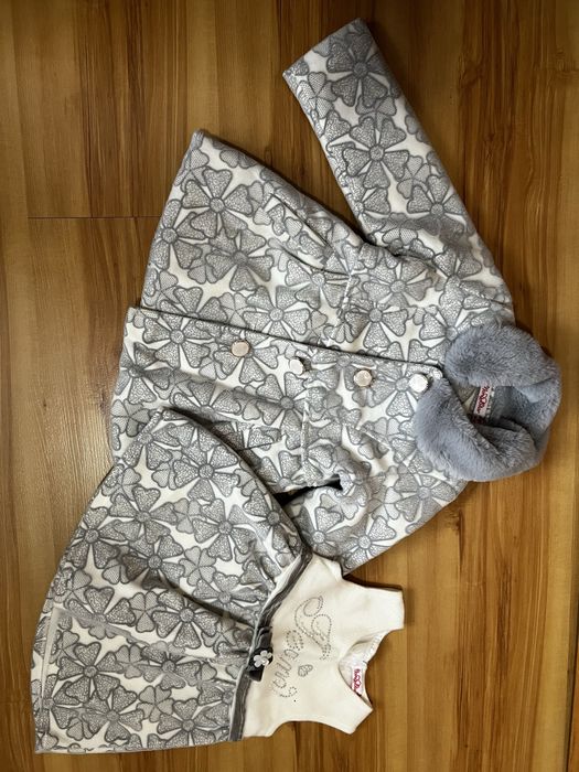 Рокля с палто (размер 12 месеца)