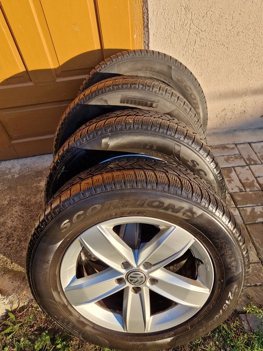 Roți iarnă, jante Al Vw Tiguan "Corvara ", R17, cauciucuri 215 65 17
